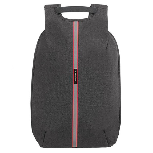 Damski plecak antykradzieżowy Samsonite Securipak S - black steel