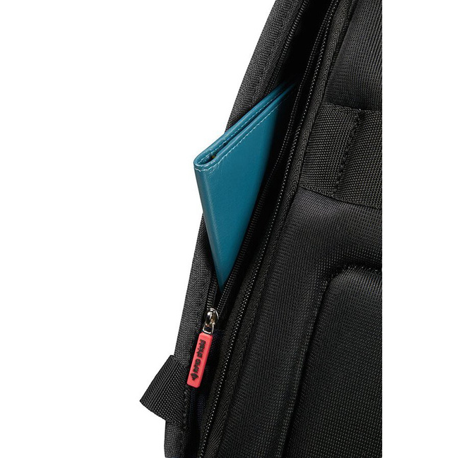 Damski plecak antykradzieżowy Samsonite Securipak S - black steel