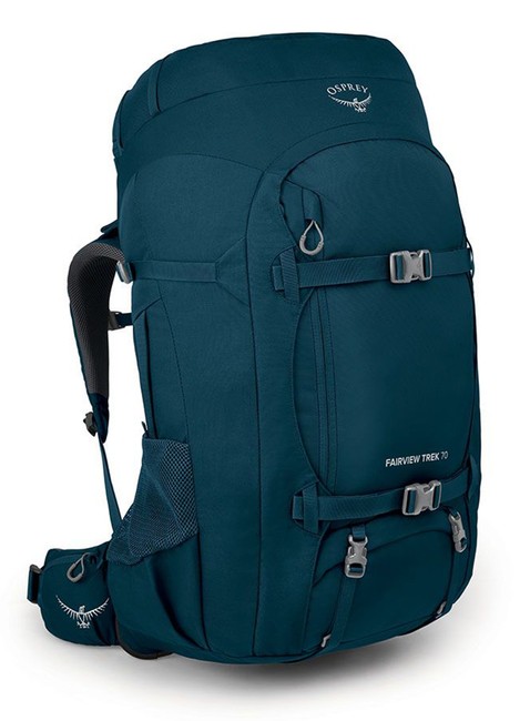 Damski plecak podróżny trekkingowy Osprey Fairview Trek 70 - night jungle blue