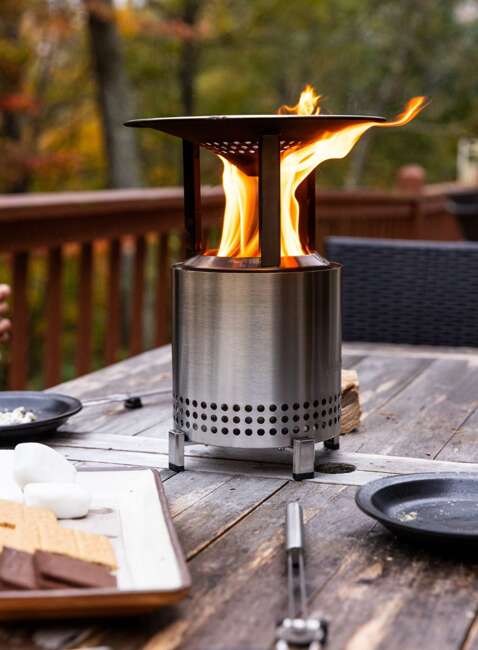 Deflektor do paleniska Solo Stove Mesa Heat Deflector - stainless steel