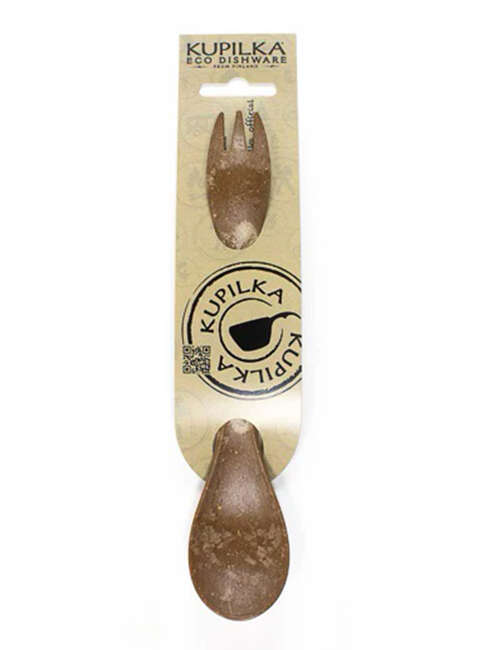 Długi łyżkowidelec Kupilka Spork 205 - brown