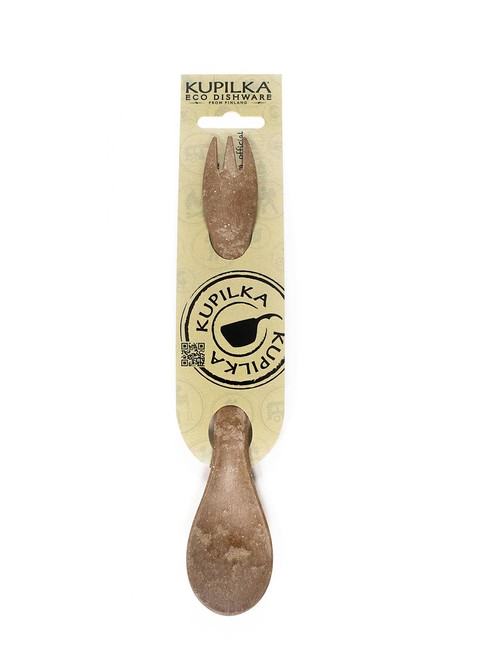 Długi łyżkowidelec Kupilka Spork 225 - brown