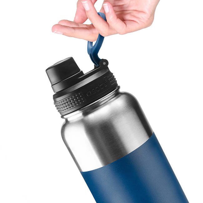 Duża butelka termiczna 1,1 l Mighty Flask Asobu - blue