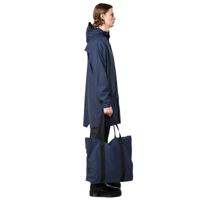 Duża torba na zakupy Rains Tote Bag - blue