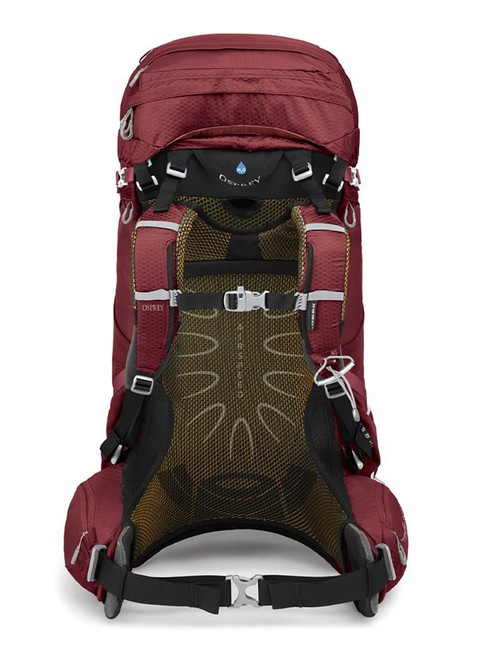 Duży plecak trekkingowy damski Osprey Aura AG 65 W M/L - berry sorbet red