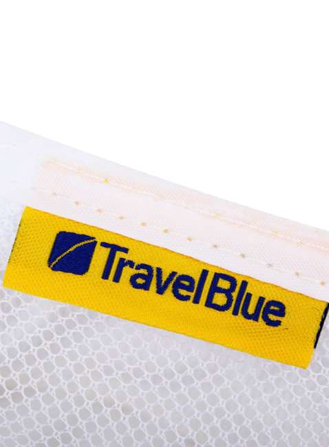 Dwa organizery na odzież Travel Blue Packing Cubes - white