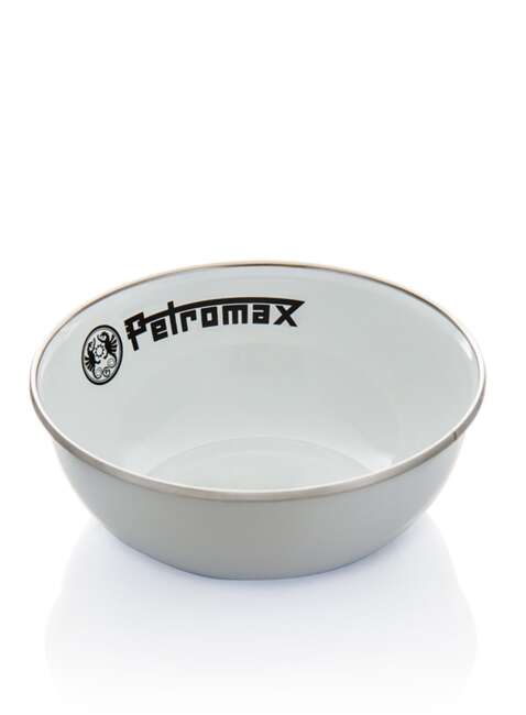 Dwie miski turystyczne Petromax Enamel Bowls 0,6 l - white