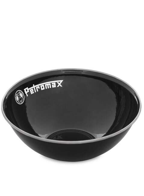 Dwie miski turystyczne Petromax Enamel Bowls 1 l - black