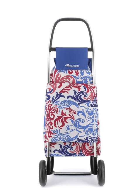 Dwukołowy wózek na zakupy Rolser Saquet Gloria - blue / malva