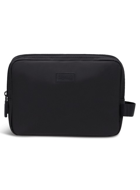 Dwukomorowa kosmetyczka podróżna Lipault Plume Toiletry Bag - black