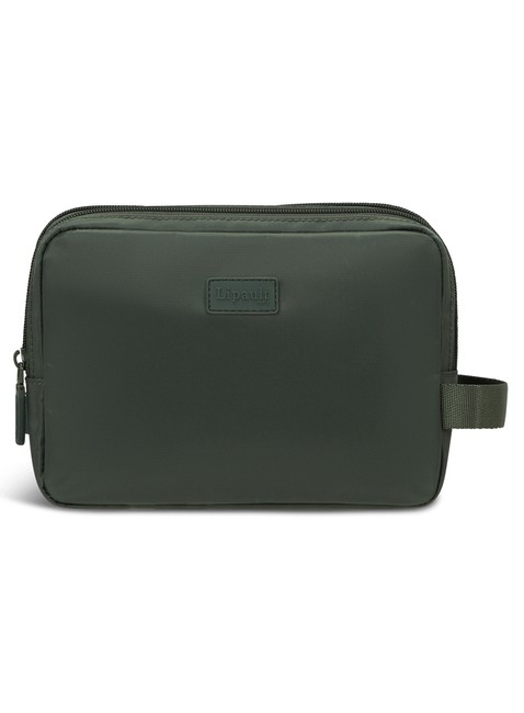 Dwukomorowa kosmetyczka podróżna Lipault Plume Toiletry Bag - khaki