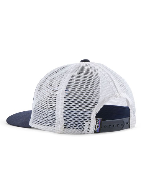 Dziecięca czapka z daszkiem Patagonia Kid's Trucker Hat - P-6 logo / navy blue