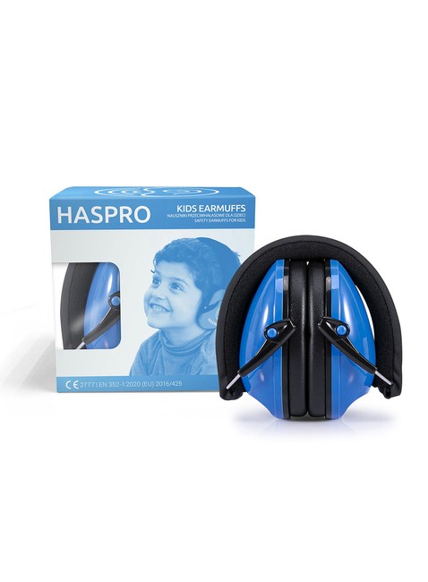 Dziecięce nauszniki ochronne Haspro Kids Earmuffs - blue