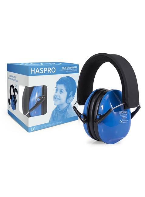 Dziecięce nauszniki ochronne Haspro Kids Earmuffs - blue