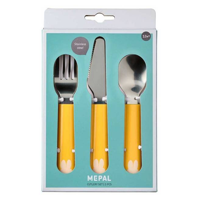 Dziecięce sztućce Mepal Mio Children's Cutlery 3-piece set - Miffy explore