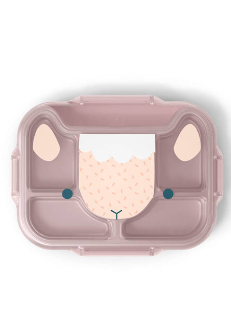 Dzielony lunchbox Monbento MB WONDER 950 ml - pink sheep