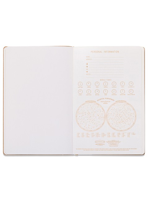 Dziennik notatnik Designworks Ink Jumbo Bookcloth Journal 200 stron - live by the sun