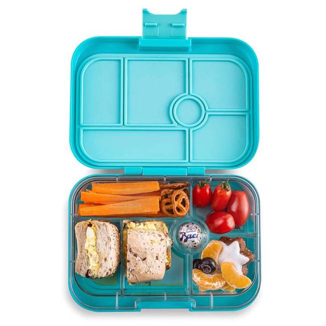 Ekologiczny lunchbox dla dziecka Yumbox Original - misty aqua