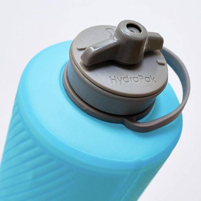 Elastyczna butelka na wodę HydraPak FLUX™ 1,5 l - malibu blue