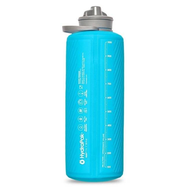 Elastyczna butelka na wodę HydraPak FLUX™ 1 l - malibu blue