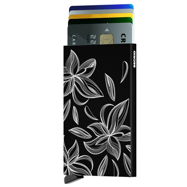 Etui na karty RFID Cardprotector Secrid Laser - magnolia black