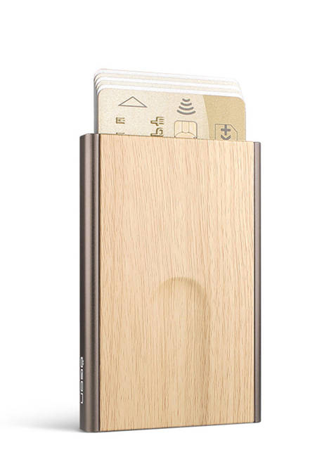 Etui na karty RFID Ogon Design Slider - bamboo