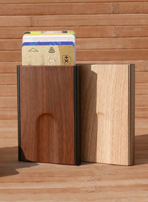 Etui na karty RFID Ogon Design Slider - bamboo