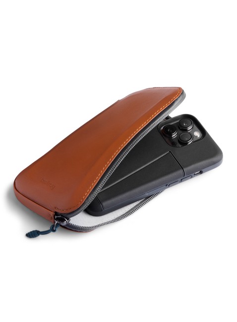 Etui na telefon i karty Bellroy Venture Phone Pocket Plus - bronze