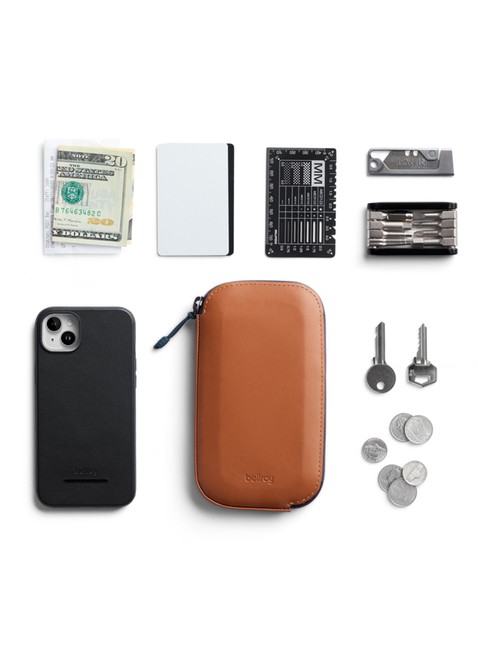 Etui na telefon i karty Bellroy Venture Phone Pocket - bronze