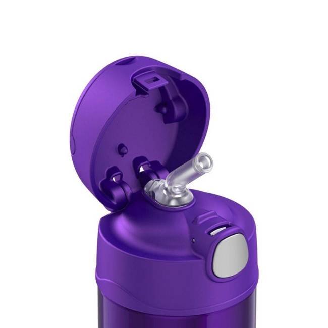 FUNtainer termos dziecięcy ze słomką 355 ml Thermos - purple