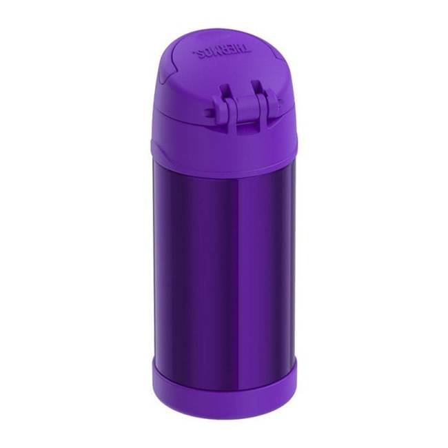 FUNtainer termos dziecięcy ze słomką 355 ml Thermos - purple