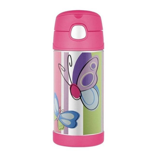 FUNtainer termos dziecięcy ze słomką Thermos - butterfly