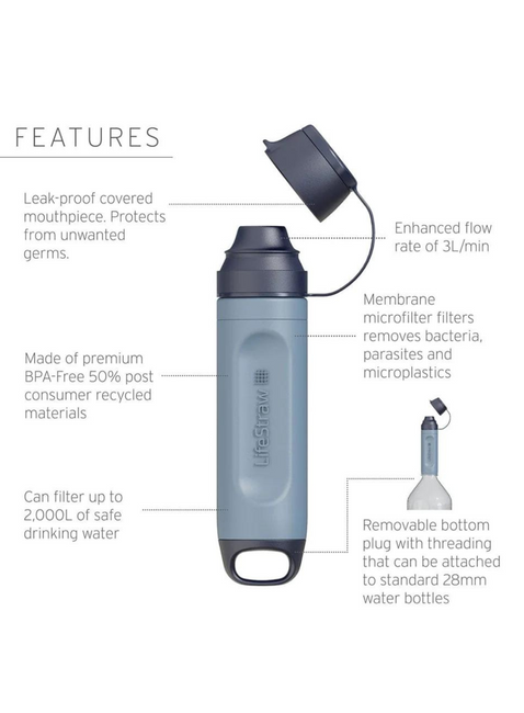 Filtr do wody LifeStraw SOLO Peak Series - limeade