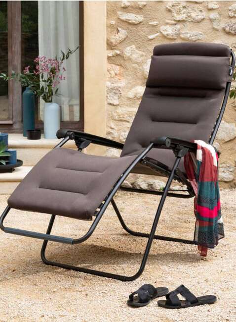 Fotel relaksacyjny Lafuma Quilted Rsx Clip AirComfort® - taupe brown 