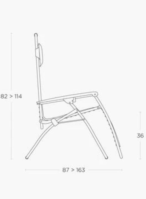 Fotel relaksacyjny Lafuma R Clip Batyline® Iso - tilleul