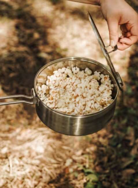 Garnek do robienia popcornu Solo Stove Popcorn Maker - stainless steel