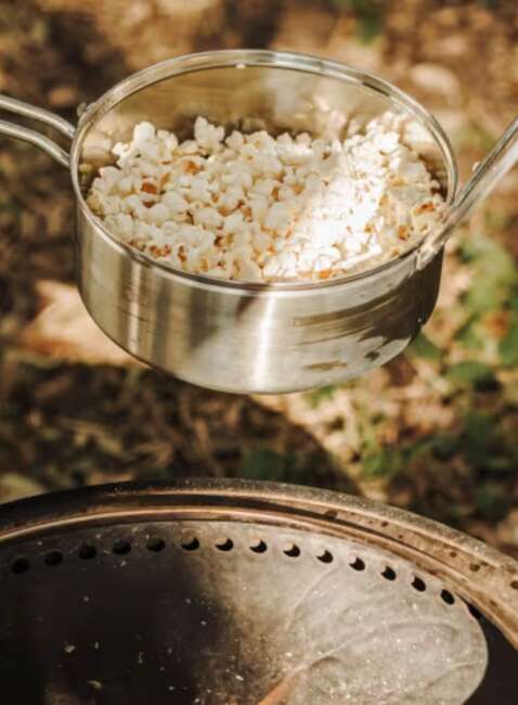 Garnek do robienia popcornu Solo Stove Popcorn Maker - stainless steel