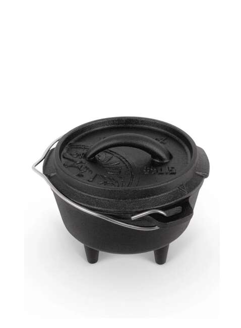 Garnek żeliwny na nóżkach Petromax Dutch Oven FT0,5 - black