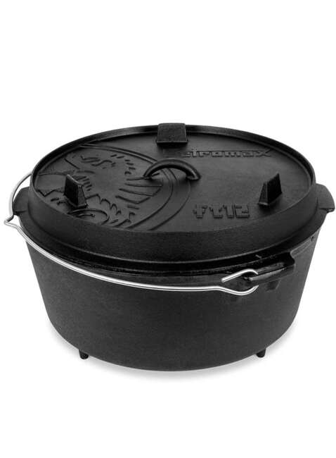 Garnek żeliwny na nóżkach Petromax Dutch Oven FT18 - black