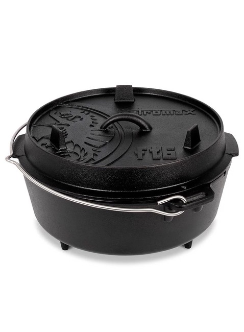 Garnek żeliwny na nóżkach Petromax Dutch Oven FT6 - black