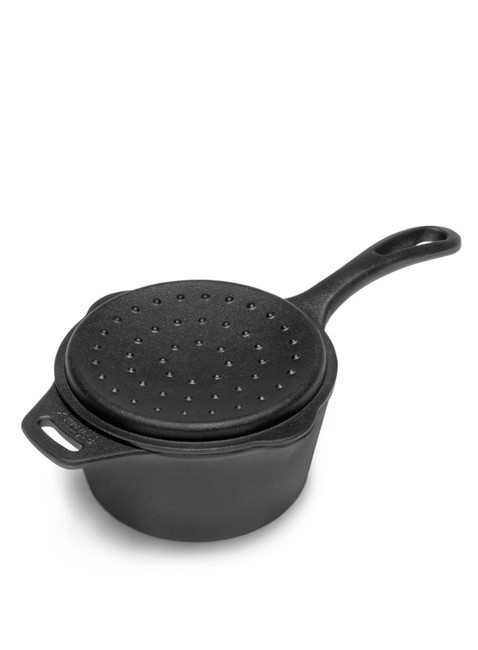 Garnek żeliwny z uchwytem Petromax Cast Iron Casserole 1 l - black