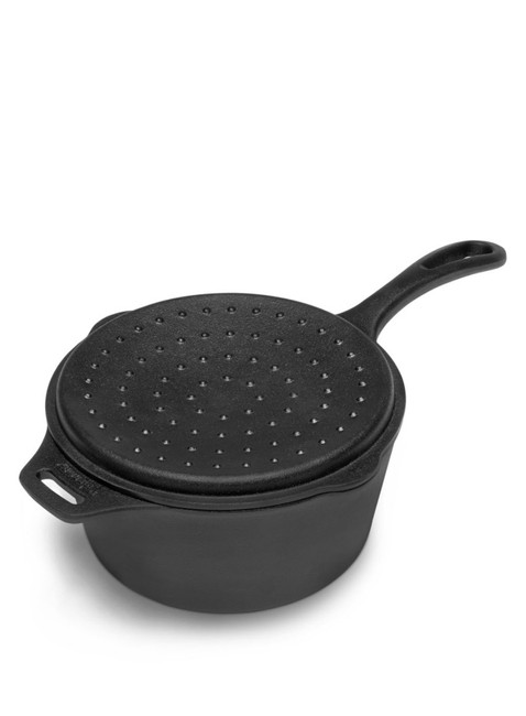 Garnek żeliwny z uchwytem Petromax Cast Iron Casserole 2 l - black