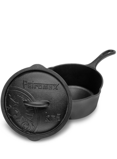 Garnek żeliwny z uchwytem Petromax Cast Iron Casserole 2 l - black