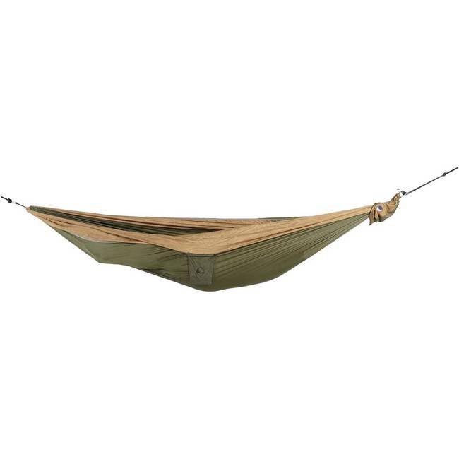 Hamak Ticket To The Moon King Size Hammock - army green / brown