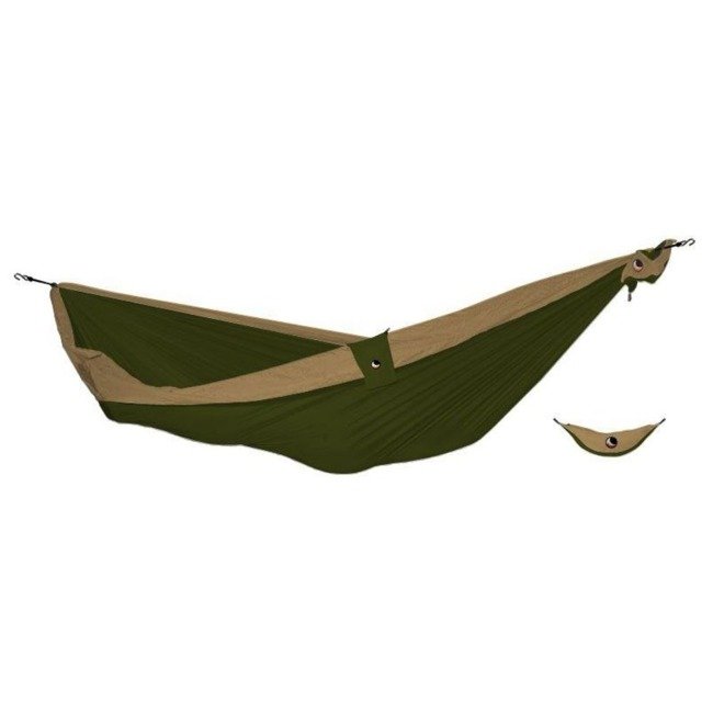 Hamak dwuosobowy Ticket To The Moon Double Hammock - army green / brown