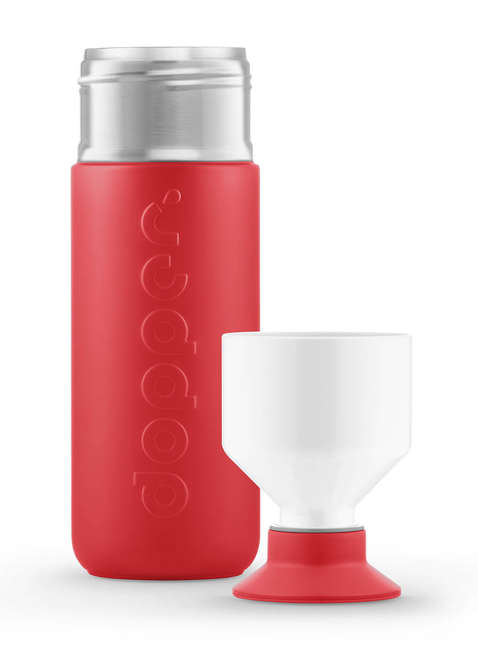 Izolowana butelka Dopper Insulated 580 ml - deep coral