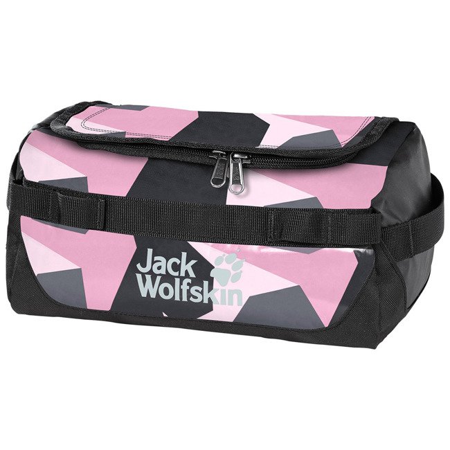 Jack Wolfskin kosmetyczka z hakiem Expedition Wash Bag - pink geo block