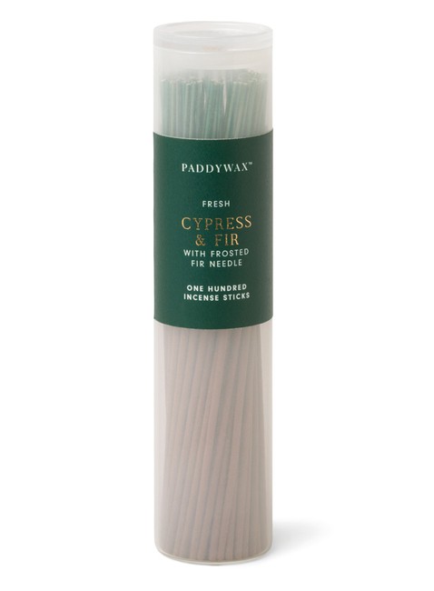 Kadzidełka cyprysowo-jodłowe Paddywax Cypress & Fir w szklanym słoiku (100 szt.) - green