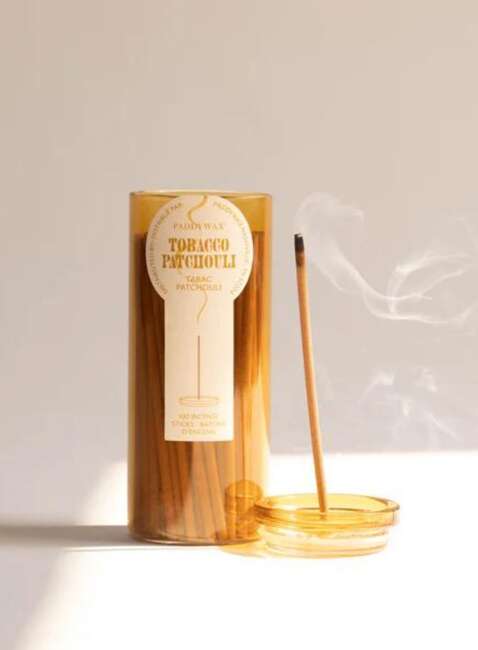 Kadzidełka w szklanym słoiku Paddywax Haze (100 szt.) - tobacco patchouli