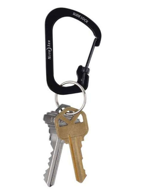 Karabinek Nite Ize SlideLock® Carabiner Stainless Steel #3 - czarny